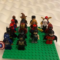 Random marvel, dc and overwatch figs 