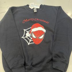 Youth Size Spiderman Christmas Sweater