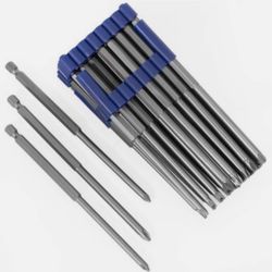 Stark Extra Long Security Bit Set 32Piece Set S2 Steel 1/323514Inch Hex Shank 6Inch L