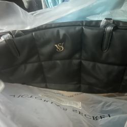 Victoria Secret Puffer Tote Bag