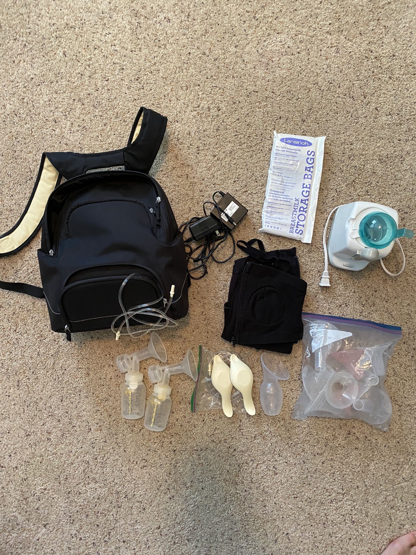 Medela Pump Backpack + Tons Of Accessories