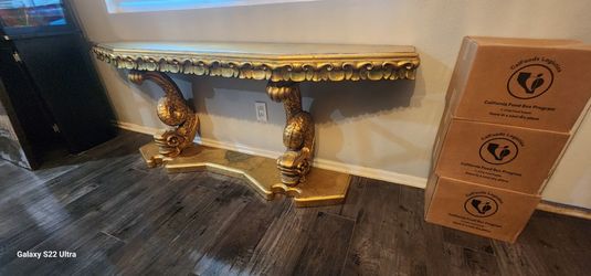 Golden Dragon Solid Wood Table