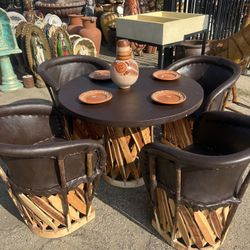 Equipales Set 4 Seats 