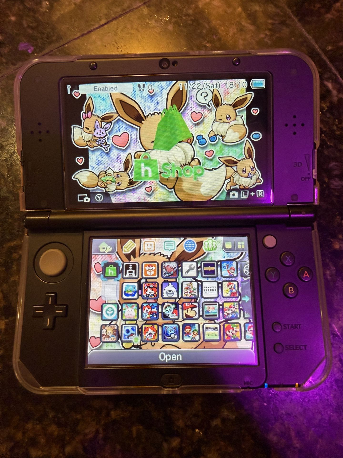 Pokemon Edition “New” Nintendo 3ds XL TOP IPS SCREEN!