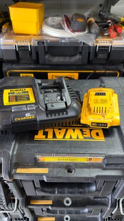 DeWalt 2amp 20volt battery & DCB 1106 Charger