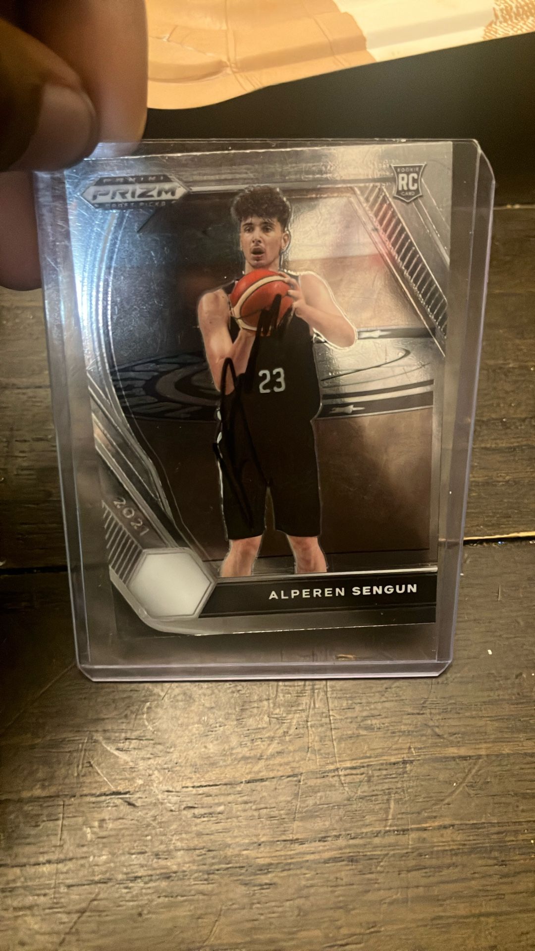 Alperen Sengun signed rookie card 