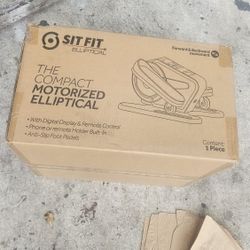 SITFIT SIT FIT ELLIPTICAL COMPACT MOTORIZED EXCERCISE MACHINE NEW IN THE BOX