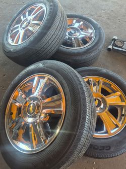 SET DE RINES 20" CHEVY TAHOE, SILVERADO 6X139