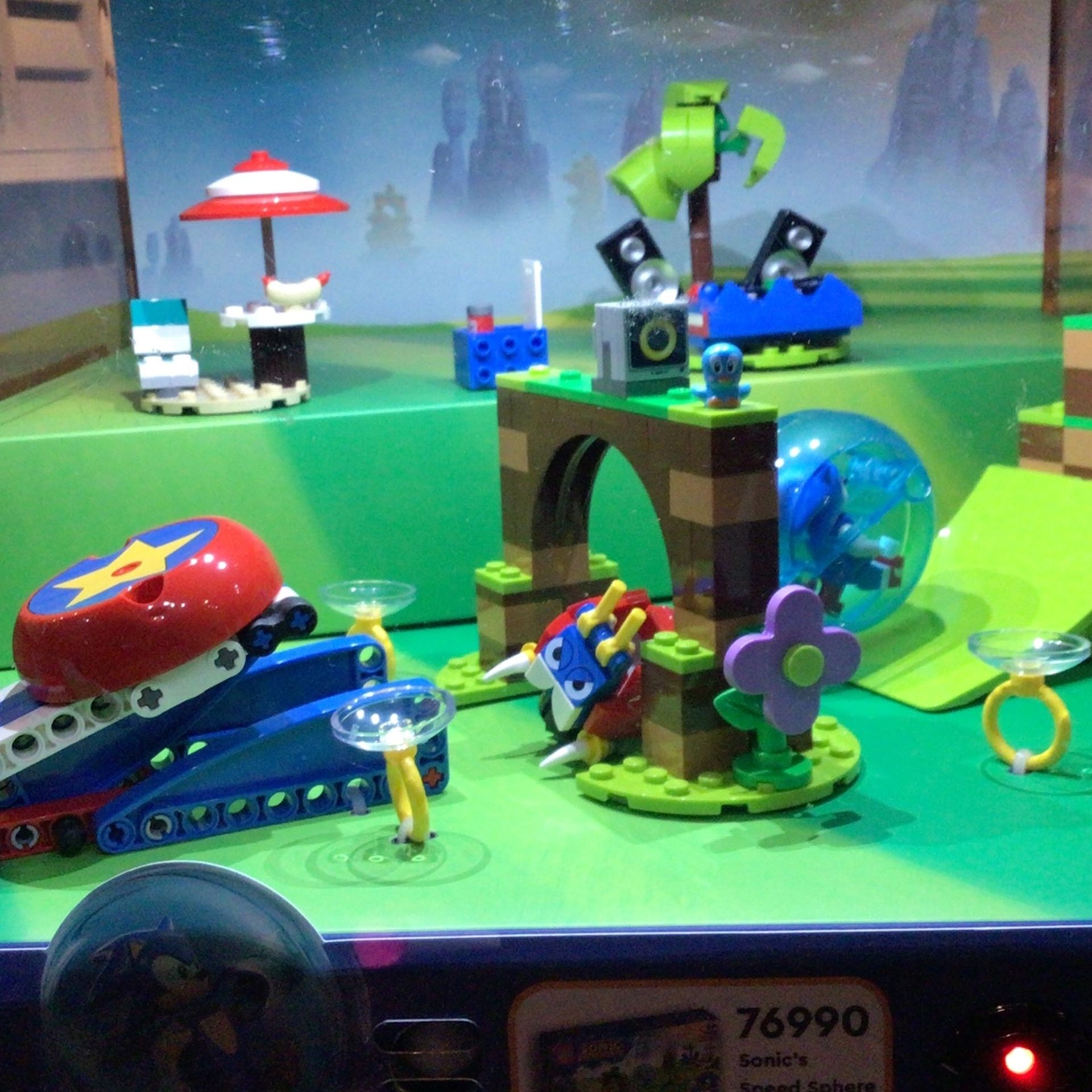 LEGO Sonic The Hedgehog 76990 Light Up Store Display Model