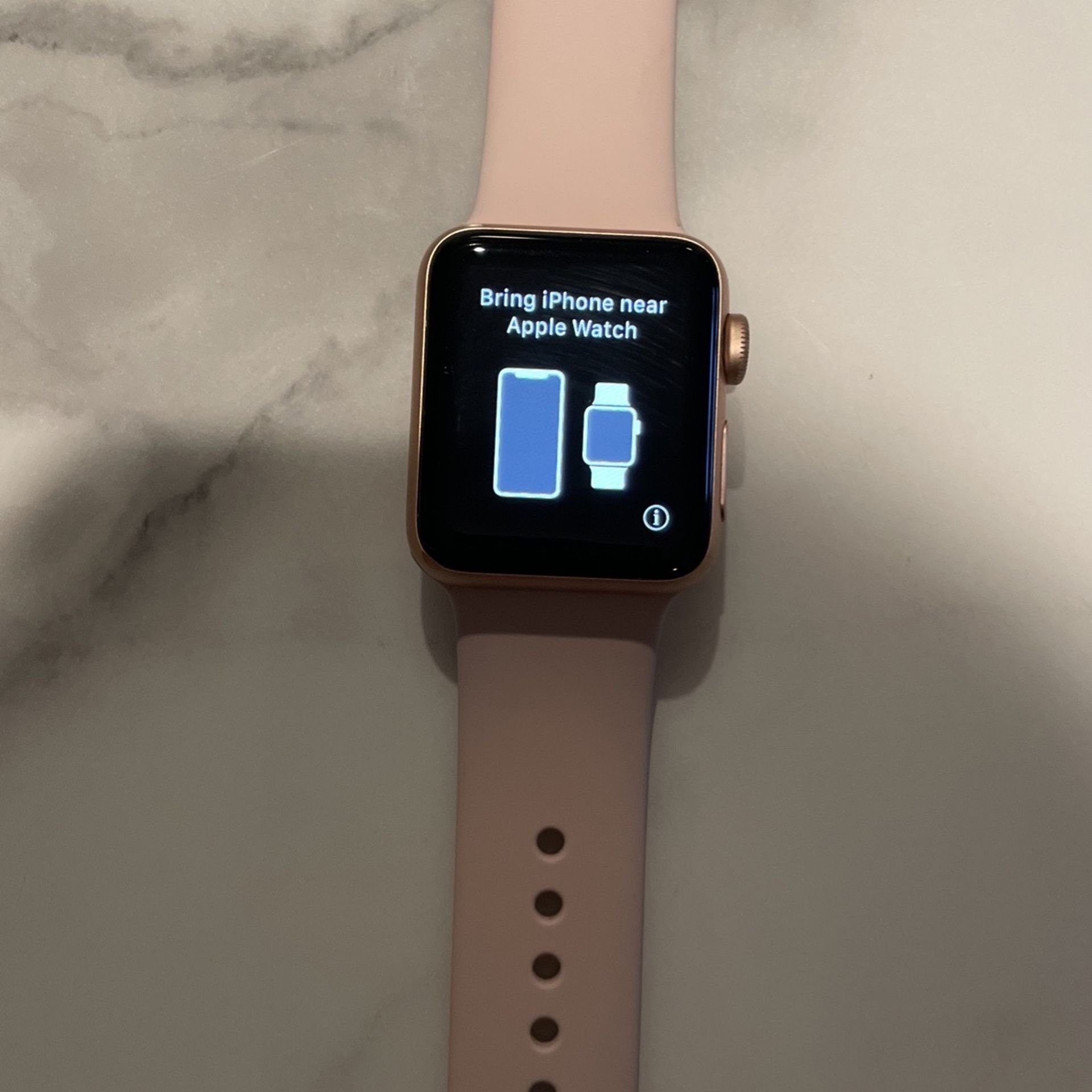 Series 3 38mm Rose Gold Apple Watch - Gps & Lte