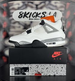 Jordan 4 Retro “White Cement” Size 11 