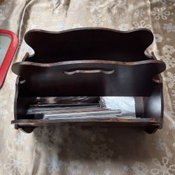 Wooden Magazine Book Holder