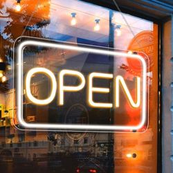 Open Signs for Business LED Neon Open Sign, 16"x 9" Bright Electric Light Up