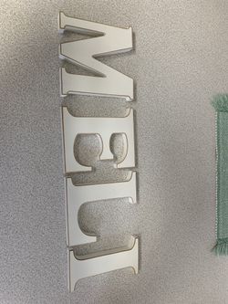Wood Name Letters