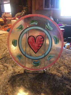 Kosta-Boda Hearts 7” Salad Plate