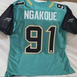 Jaguars XL Autographed Custom Jersey - JSA Certified 