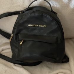 Black Mini Backpack