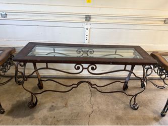 Wrought Iron Table Set