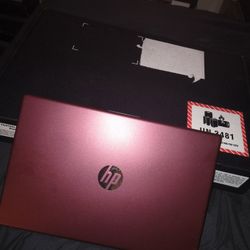 New HP 15-fd0088WM 15.6" FHD N200 1GHz Intel UHD Graphics 4GB RAM 128GB SSD Win 11 Home Glimmer Garnet.