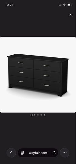 Fusion 6-Drawer Dresser