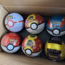 Pokémon TCG 6 Pack Poke Balls COSTCO EXCLUSIVE Factory Sealed