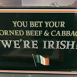 Irish Wooden sign
