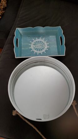 Mirrors and tray