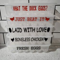 Egg Storage bins