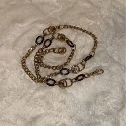 Michael Kors Metal Chain Belt 