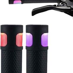 LED Light Bicycle Handlebar Cover, 12 Mode Touch dimming, Fast Charging, Great riding at night