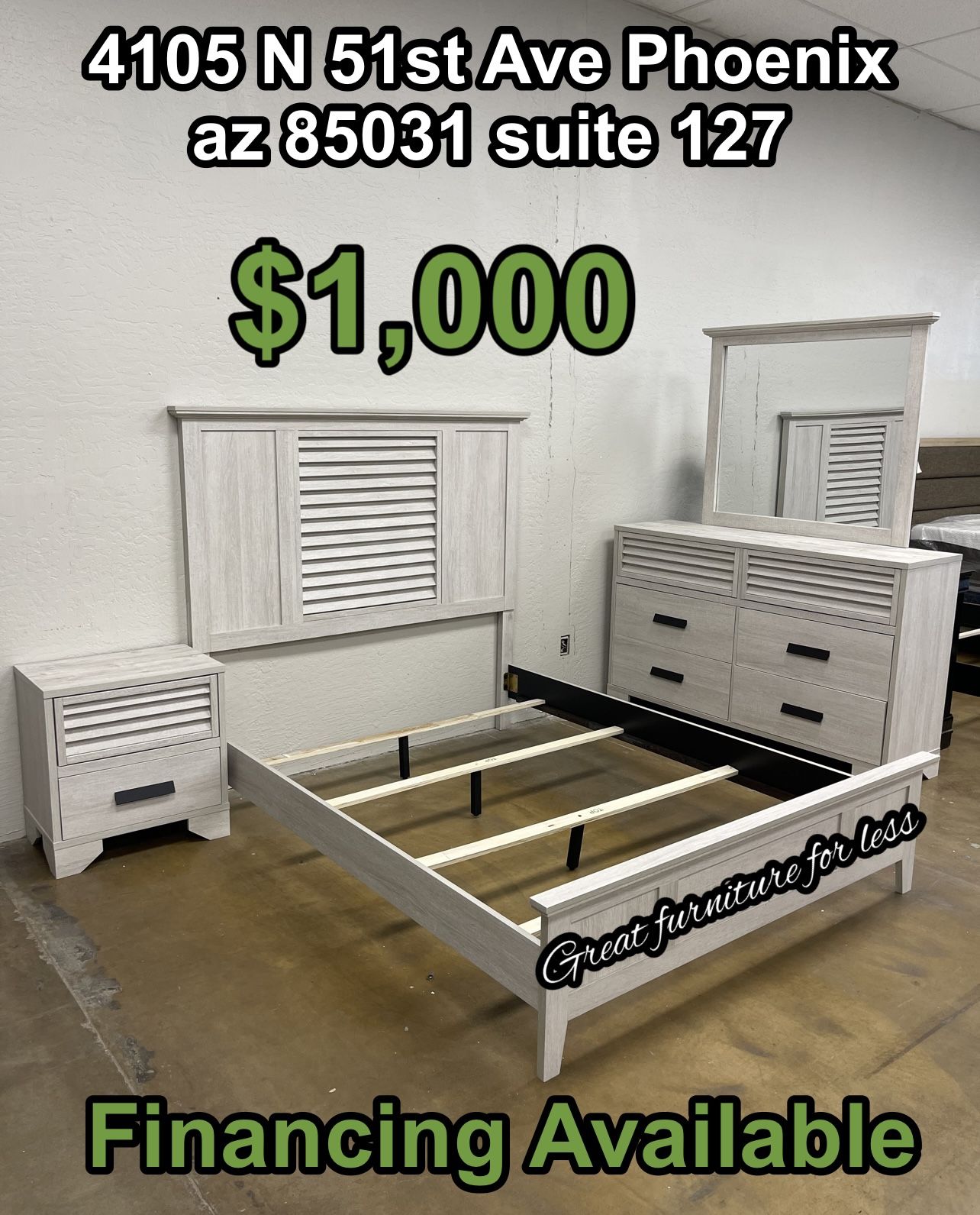 Queen Size Bedroom Set Brand New