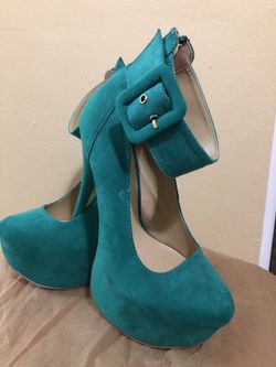 Teal heels