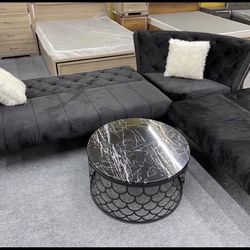 Black Sectional New In Box Free Delivery 