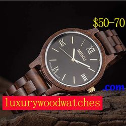 Men's High-End Sandalwood Watch Waterproof Business Casual Quartz Watch Japanese MIYOTA Movement Stainless Steel Clasp Light Luxury Men's Watch Holida