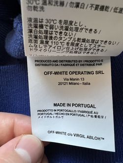 Off white hot sale hoodie receipt