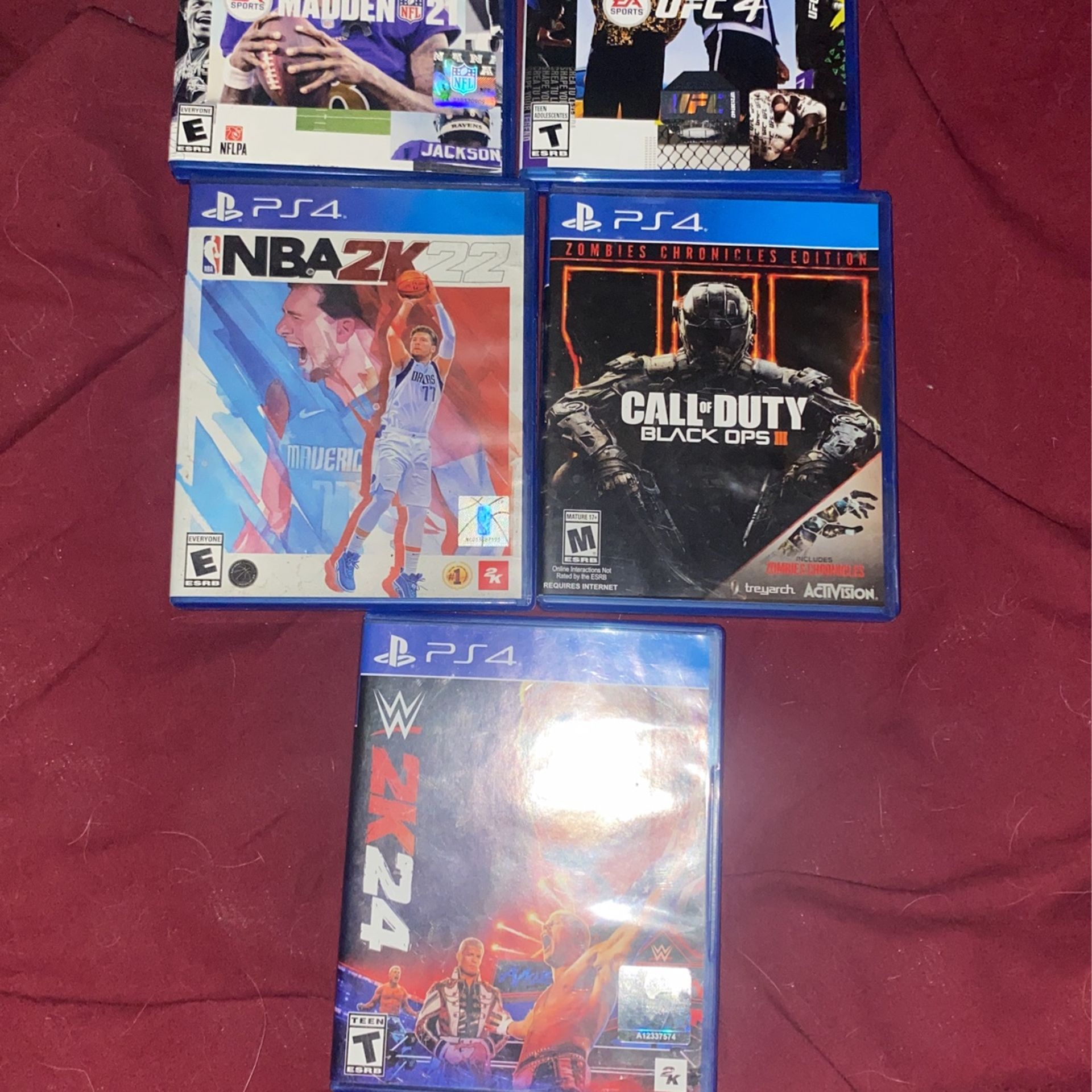 PS4 Games 25$