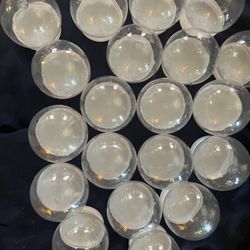 Small Plastic Globes That Unscrew 