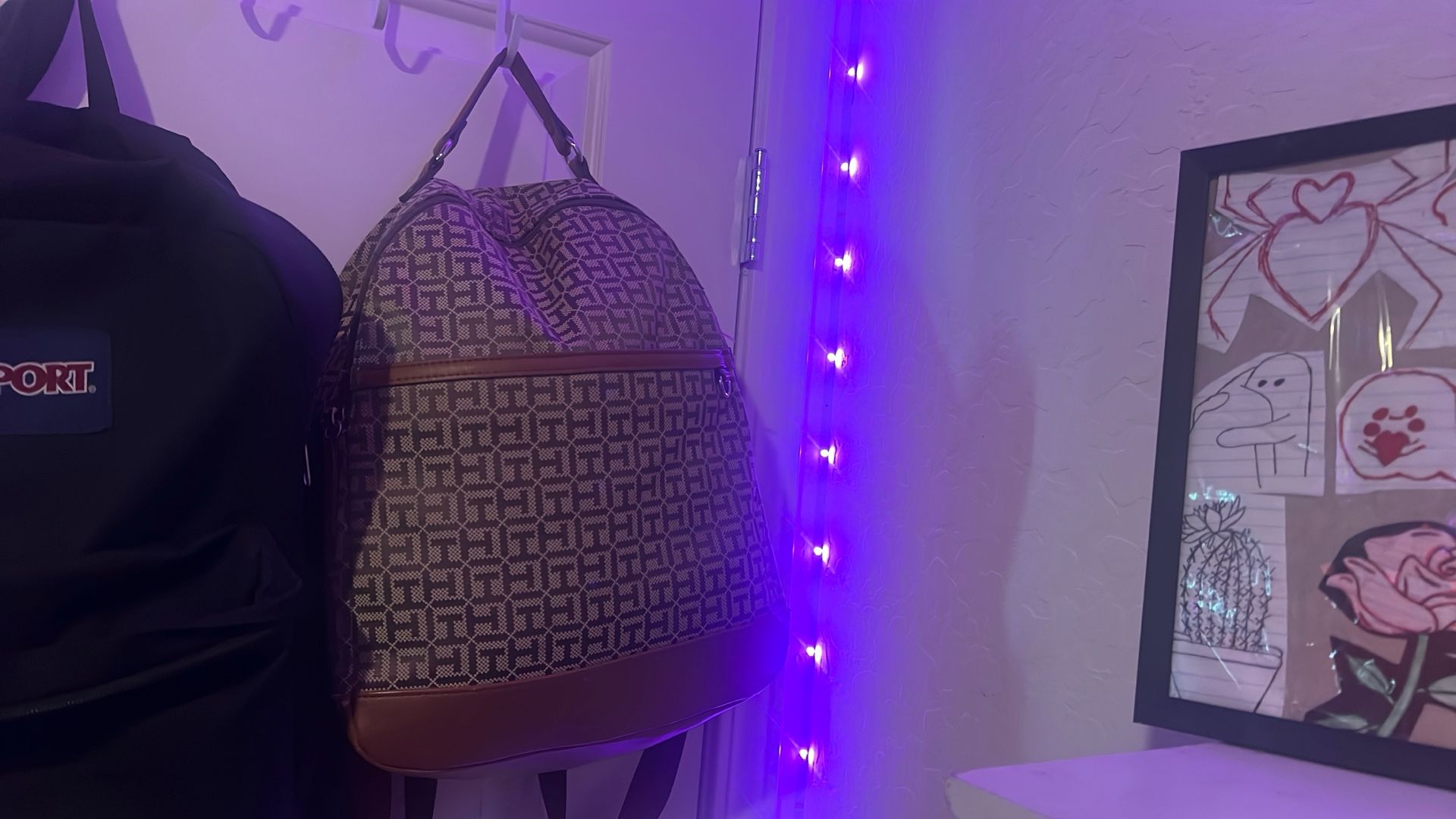 Brown Tommy Hilfiger Backpack