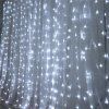 Backdrop lighted curtains