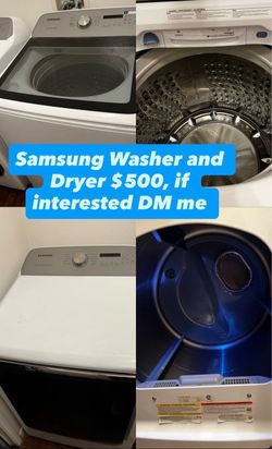 Samsung washer and dryer