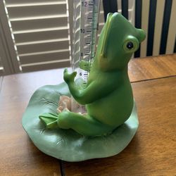 Frog Ceramic Rain Guage