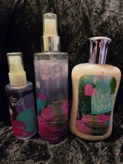 NEW - Bath & Body Works Love Love Love 3-Piece Set