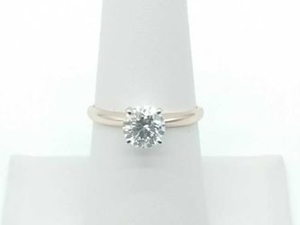 1.0 Dwt Lab Grown Diamond 14k Yellow Gold Ring 2.2 Grams Size 7 Mk1225ppsmia