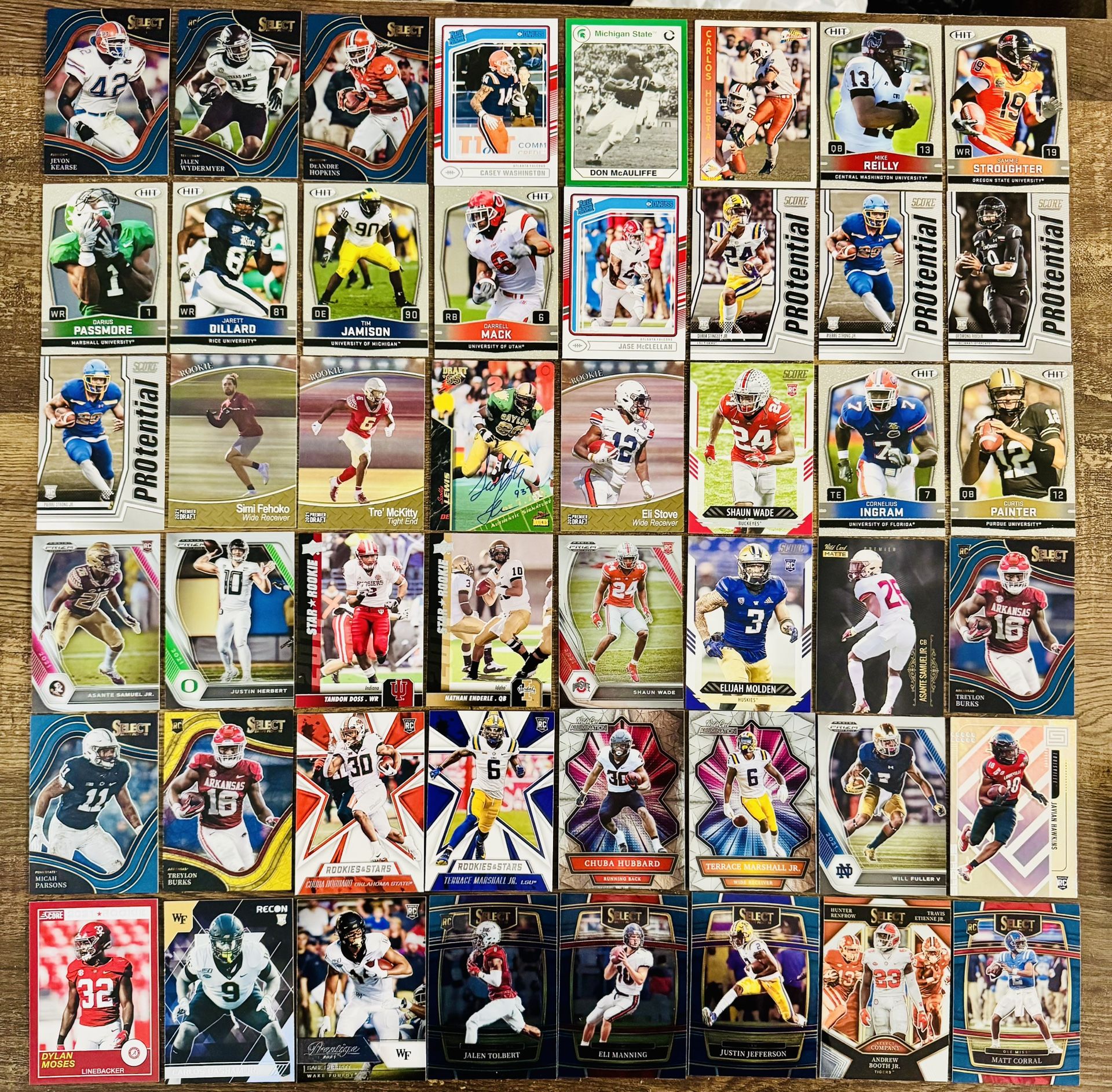College Football Card Lot (84) Stars, Rookies, Draft Picks, & More! 📚🏟️ 🏈🔥