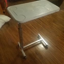 Bedside rolling Table tray