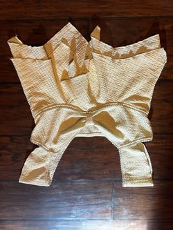 Gold Textured Fabric Remnant Piece