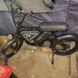 E3 Electric Bicycle 1000w 26mph