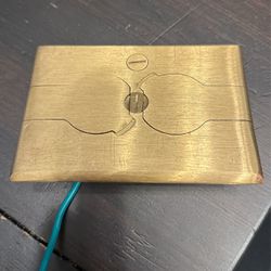 Brass Floor Outlet Covers