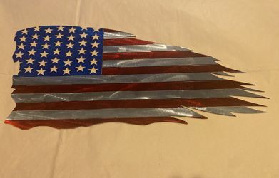USA Metal Flag
