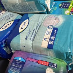 Adult or teen diapers, 5 packs for $20. 